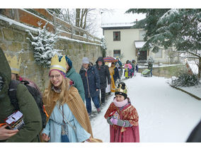Aussendung der Sternsinger in Naumburg (© Karl-Franz Thiede)